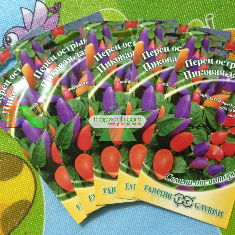 Hạt giống Ớt Ngũ Sắc