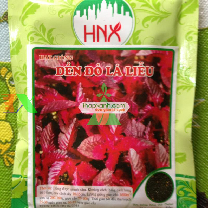 Hạt giống rau Dền đỏ lá liễu