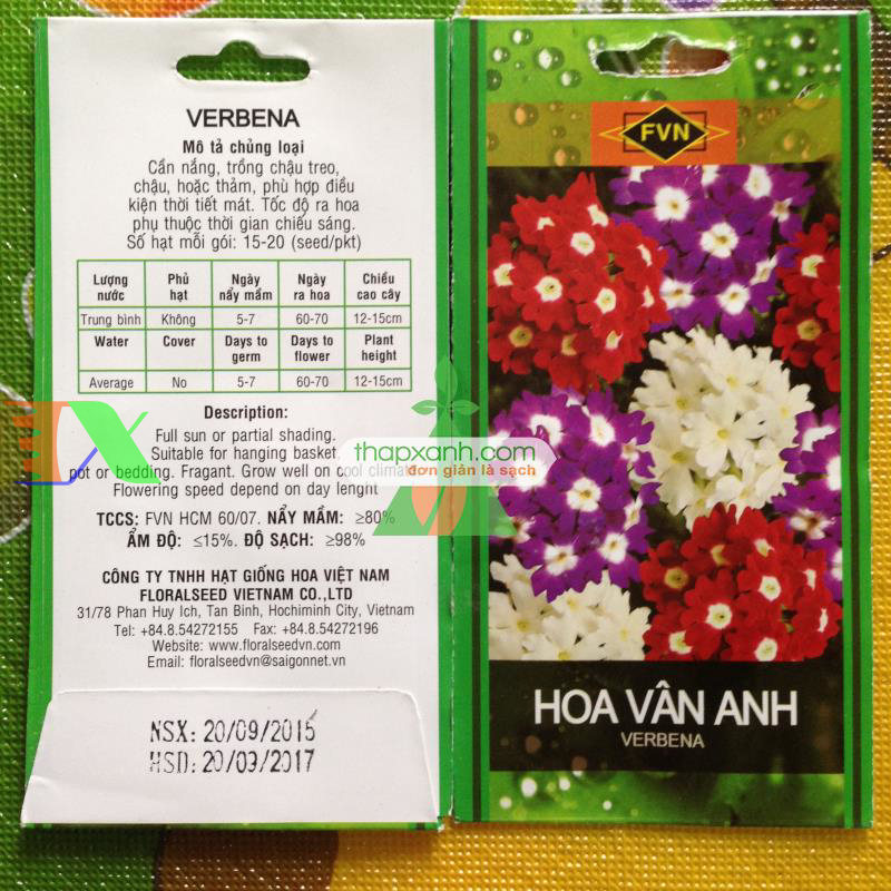 Hạt giống hoa Vân Anh mix