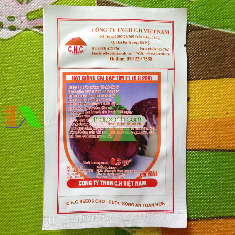 Hạt giống Bắp cải tím (Việt Nam)