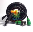รูปภาพของ Bộ vòi phun xịt nước Tưới cây, Rửa xe 8 trong 1 VOI-N8T1.526, Bộ 4 món Đai siết + 10m Dây 8-12 mm