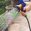 รูปภาพของ Bộ vòi phun xịt nước Tưới cây, Rửa xe 8 trong 1 VOI-N8T1.526, Bộ 4 món Đai siết + 10m Dây 8-12 mm