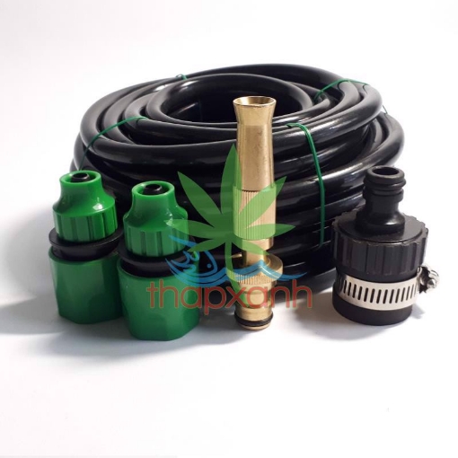 图片 Bộ vòi xịt nước tưới cây, rửa xe bằng đồng chất lượng cao kèm 20m dây 8/11