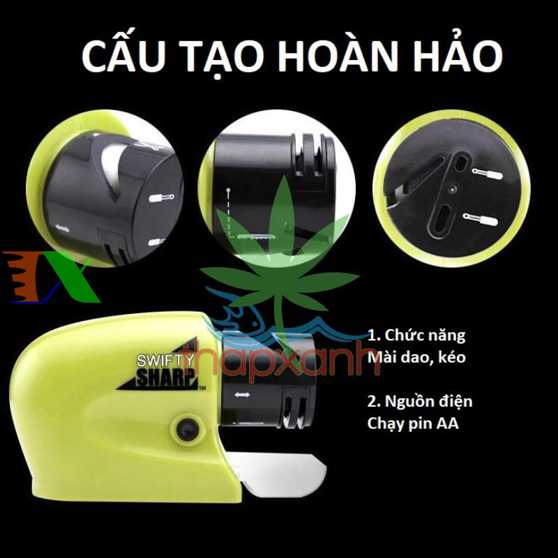 Máy mài dao, mài kéo chạy pin Swifty Sharp