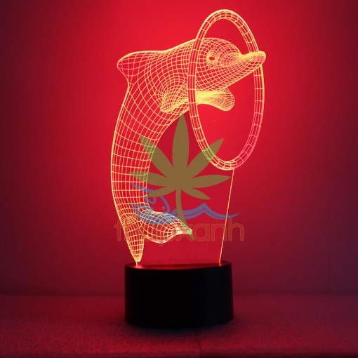 Picture of Đèn ngủ cá heo 7 màu