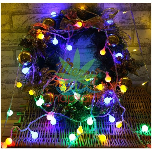 Ảnh của Đèn trang trí led hình tròn (viên bi), đèn trang trí led dây (3m)