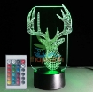 Ảnh của Đèn ngủ, Đèn trang trí Led 3D GO-008, Đèn ngủ 16 màu mini có điều khiển