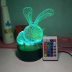 Ảnh của Đèn ngủ, Đèn trang trí Led 3D GO-008, Đèn ngủ 16 màu mini có điều khiển