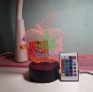 Ảnh của Đèn ngủ, Đèn trang trí Led 3D GO-008, Đèn ngủ 16 màu mini có điều khiển