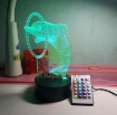 Ảnh của Đèn ngủ, Đèn trang trí Led 3D GO-008, Đèn ngủ 16 màu mini có điều khiển