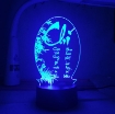 Ảnh của Đèn ngủ, đèn trang trí Led 3D, đèn thư pháp 7 màu