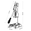 Ảnh của Máy ép cam ORG-9 Vortex, Dụng cụ ép trái cây, Hoa quả bằng tay Inox, Ép bưởi, Thơm Táo Lựu