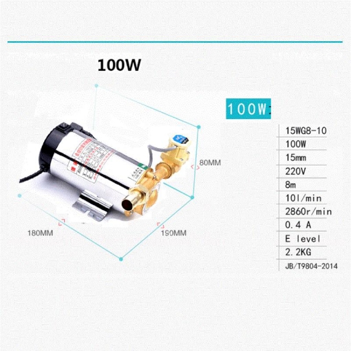 รูปภาพของ Máy bơm tăng áp cảm biến tự động TBA-100W, Máy bơm áp cho bình nóng lạnh, máy giặt, Máy lọc nước