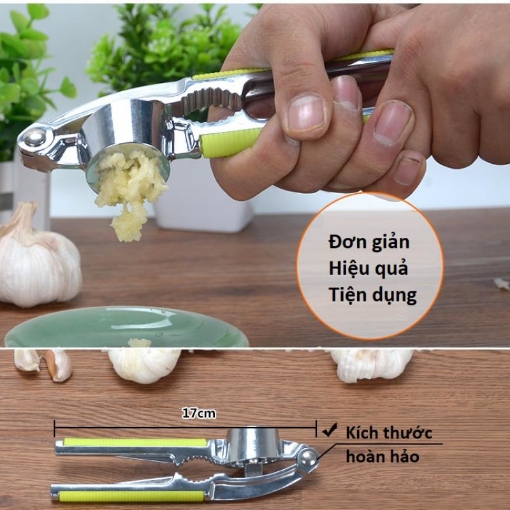 Gambar Dụng cụ ép tỏi, hành, nghiền tỏi, hành, kẹp óc chó, càng cua (2 trong 1)