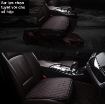 รูปภาพของ Bộ 3 miếng lót ghế xe ô tô D00 5 Chỗ, Đệm ghế xe hơi, Nệm mặt ghế xe 4-5 chỗ, Đệm da ô tô