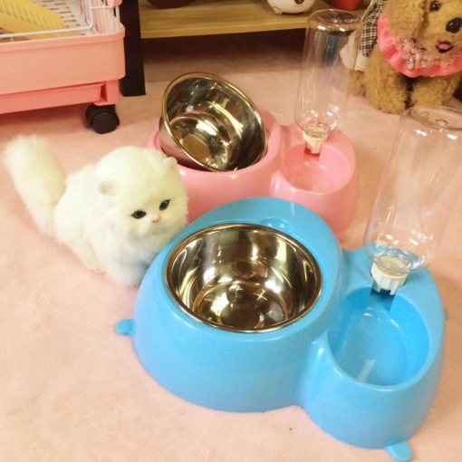 รูปภาพของ Khay ăn và uống nước bán tự động cho Pet ( Chó, mèo) MPD-02, Máng ăn uống, bát ăn cho chó mèo