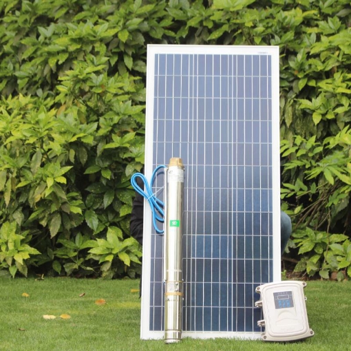 Ảnh của Máy bơm năng lượng mặt trời, Solar pump, Máy bơm hỏa tiễn kèm bộ ổn dòng