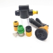 รูปภาพของ Bộ vòi xịt nước Tưới cây, Rửa xe BTN-5202, Bộ 3 món Vòi 8 in 1 Kèm bình xà phòng 12-18 mm