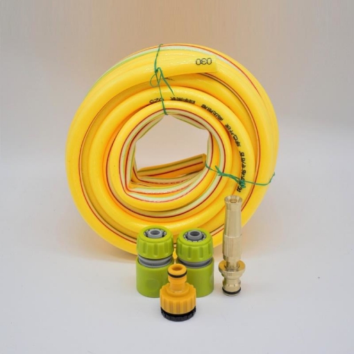 图片 Bộ vòi xịt nước tưới cây, Rửa xe BDT-5213 Vòi xịt đồng VOI-6 + 15m dây 16mm