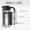 รูปภาพของ Bình đun nước trên ô tô BN1-750 ml Điện 12V 24V, Ấm siêu tốc trên xe hơi, Phích giữ nhiệt 2 lớp Inox 304