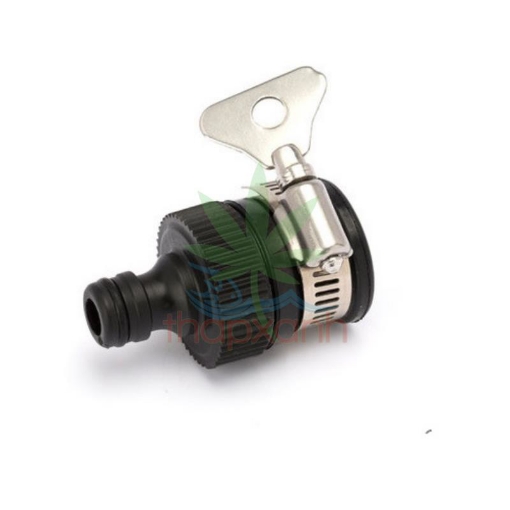 Ảnh của Đầu nối nhanh 16 có đai siết HBS-158, Khớp nối nhanh từ vòi nước, Đai siết cổ dê, Cút nối vòi nước