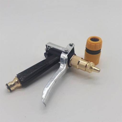 Ảnh của Vòi xịt nước tưới cây, rửa xe VPN-2034,  Vòi đồng 5 trong 1  + Đầu nối nhanh 16mm