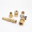 图片 Bộ phụ kiện tưới cây, Rửa xe 5 món đồng TAD-5130, Bộ vòi tưới cây bằng đồng VOI-6