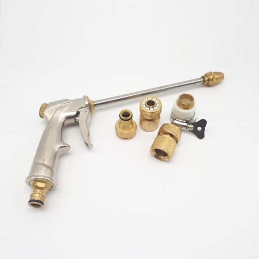 รูปภาพของ Bộ phụ kiện tưới cây, Rửa xe 5 món đồng TAD-5132, Bộ vòi tưới cây bằng đồng VOI-17