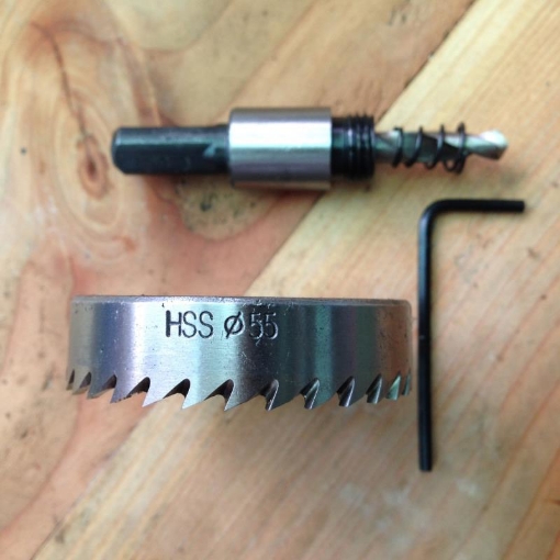 Gambar Mũi khoét thép gió HSS Φ60 (Đường kính 60mm)