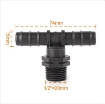 Gambar Khởi thủy Tê T chia 3  KTT-12.16, Đầu vào ren 1/2" 20-21 mm Ra 2 đầu 16 mm