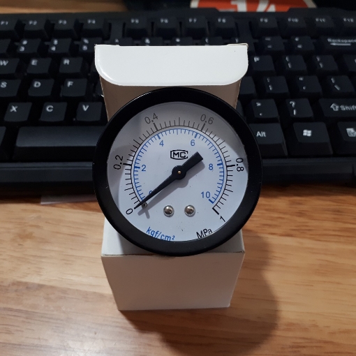 Gambar Đồng hồ đo áp suất nước, khí nén, áp kế, van đo áp suất Y50