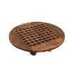 Ảnh của Giá để chậu hoa bằng gỗ TDG-30 cm, Kệ để chậu cây cảnh 4 bánh, Đế chậu cây có bánh xe lăn