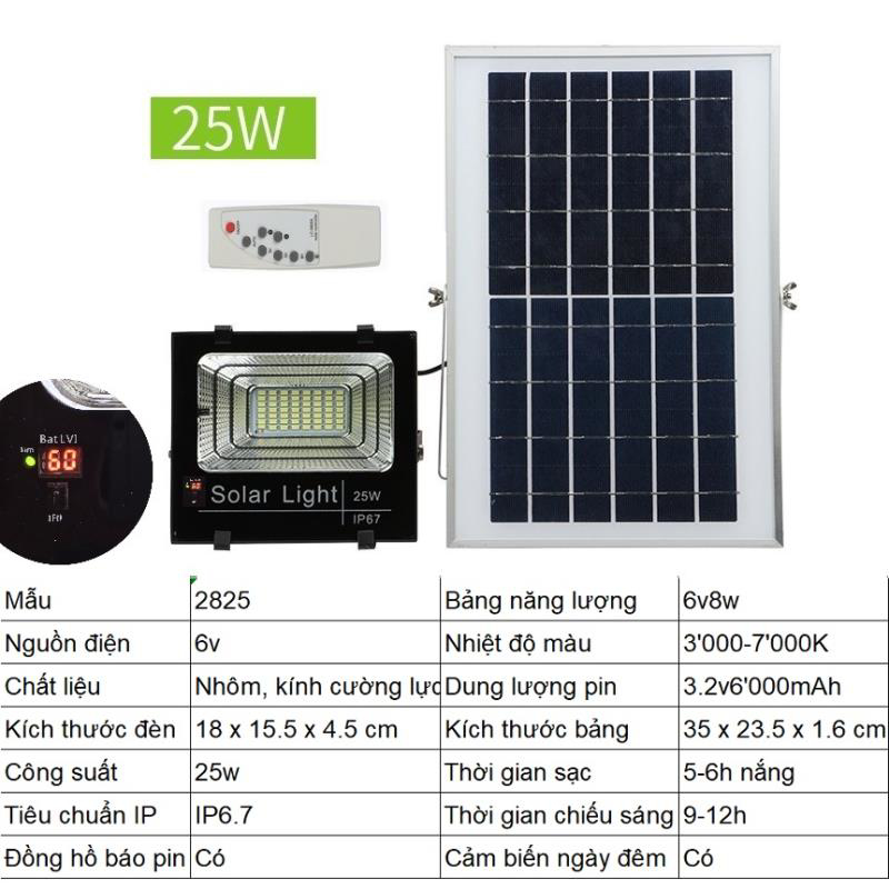 25W + Điều khiển + Pin năng lượng mặt trời + Pin li-ion [+129,000đ]