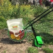 图片 Máy gieo hạt tự động 6 răng, Máy gieo hạt 1 hàng bánh lăn rộng 26cm, Máy gieo đậu phộng, Lạc