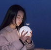 Ảnh của Đèn ngủ mặt trăng ML3D-0807, Đèn mặt trăng 7 màu 8cm,  Đèn trang trí Moon Light 3D