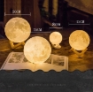 Ảnh của Đèn ngủ mặt trăng ML3D-0807, Đèn mặt trăng 7 màu 8cm,  Đèn trang trí Moon Light 3D