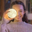 Ảnh của Đèn ngủ mặt trăng ML3D-0807, Đèn mặt trăng 7 màu 8cm,  Đèn trang trí Moon Light 3D