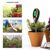 Gambar Máy đo PH điện tử, Dụng cụ đo độ PH đất 4 trong 1, Que thử PH, Độ ẩm, Ánh sáng, Nhiệt độ