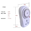 Gambar Ổ cắm điện hẹn giờ cơ Kerde TW-E05, 15 phút, Công tắc hẹn giờ tự động 15 phút, Ổ cắm cơ học