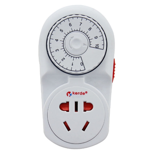 Picture of Ổ cắm điện hẹn giờ đếm ngược Kerde TW-263, 20-600 phút, Công tắc hẹn giờ cơ, Count down timer