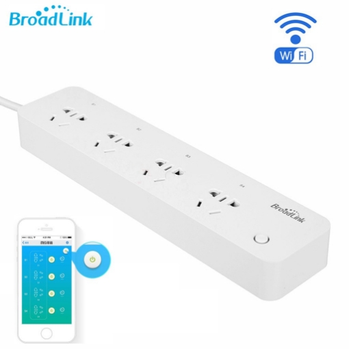 รูปภาพของ Ổ cắm điện thông minh điều khiển qua wifi, Công tắc Broadlink MP1, Thiết bị IOT 4.0 MP1