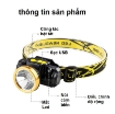 图片 Đèn pin đội đầu cảm biến thông minh mắt Led siêu sáng (pin li-ion + sạc)