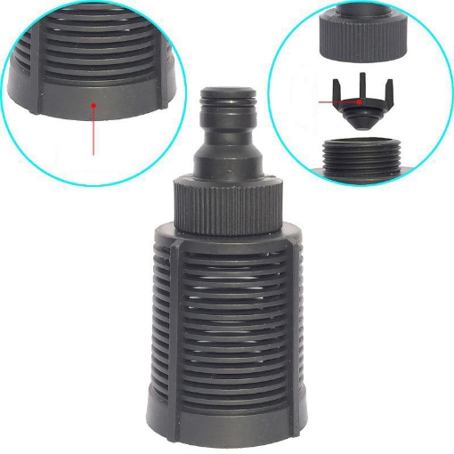 รูปภาพของ Lọc thô đầu ống hút nước LOC-50 mm, Lọc lắp đầu nối nhanh, ren ngoài 27, Lọc đầu hút chất lỏng