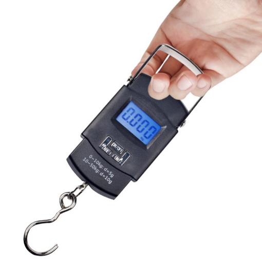 Ảnh của Cân xách tay WH-A08, Cân điện tử cầm tay, Cân hành lý du lịch, Cân hàng hóa bỏ túi