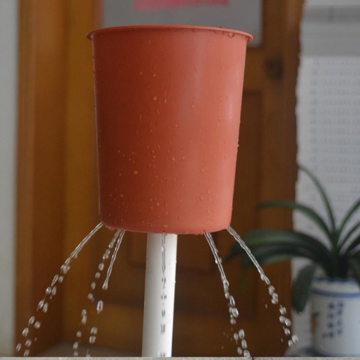 Gambar Phễu trồng khí canh D110 11 cm, Phễu tạo mưa cho thủy canh trụ đứng, Phễu nước khí canh