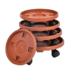 Ảnh của Giá để chậu hoa bằng nhựa TDN-40 cm, Kệ để chậu cây cảnh 4 bánh, Đế chậu cây có bánh xe lăn