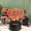 Ảnh của Đèn ngủ, Đèn trang trí Led 3D GO-008, Đèn ngủ 16 màu mini có điều khiển