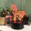 Ảnh của Đèn ngủ, Đèn trang trí Led 3D GO-008, Đèn ngủ 16 màu mini có điều khiển
