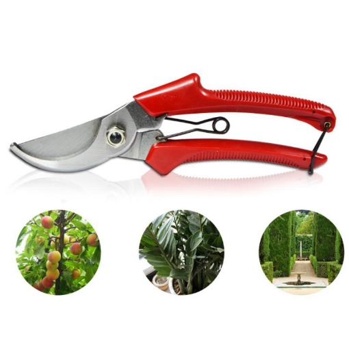 图片 Kéo tỉa cây SK-1, Kéo cộng lực cắt cành, Kìm bấm tỉa cây bon sai mỏ cong thép SK5