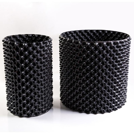 Ảnh của Bầu ươm cây công trình BLV-30, Chậu trồng cây có lỗ thoáng khí cao 30 cm dày 0.7 mm